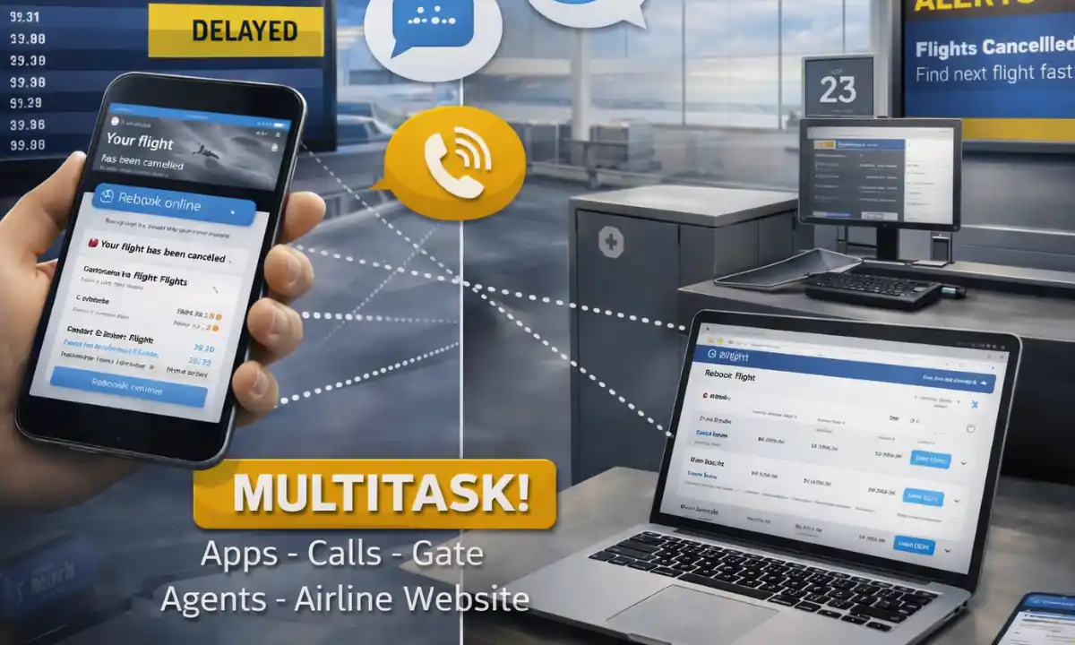 Flight Delayed or Canceled? What Should You Do to Get Rebooked the Fastest