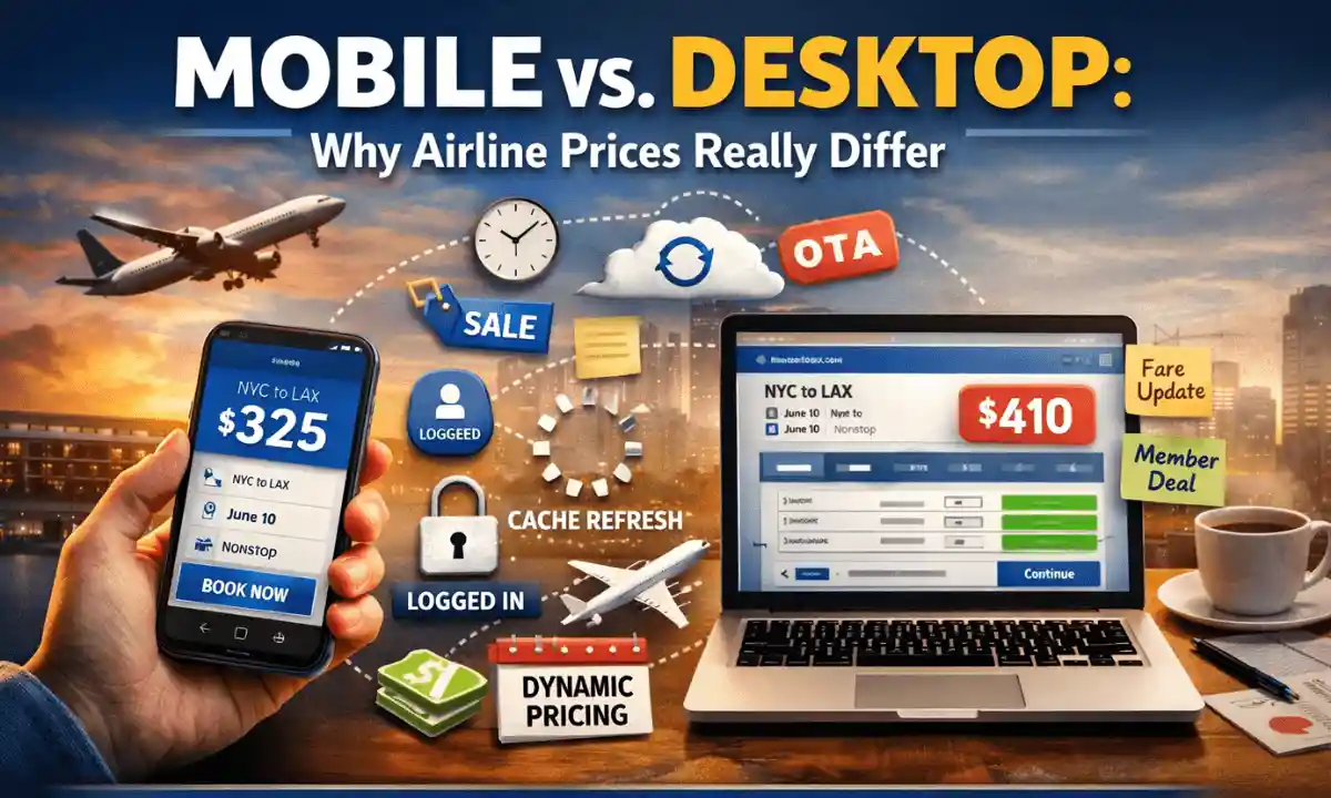 Are Airline Prices Different on Mobile Apps vs Desktop? (What’s Really Going On Behind the Screen)