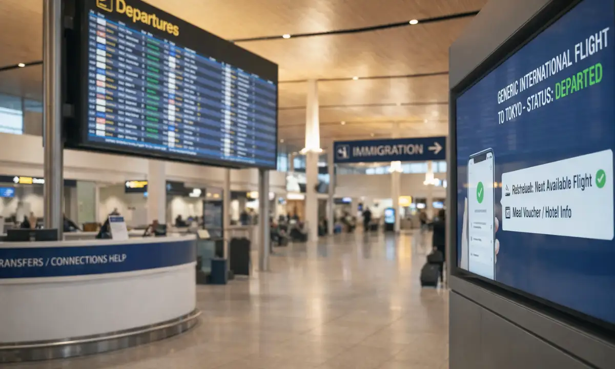 What Happens If Your Inbound Flight Is Late and You Miss an International Connection? (Complete Passenger Guide)