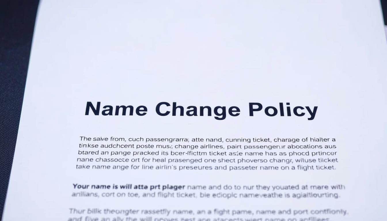 Can You Change the Name on a Flight Ticket?