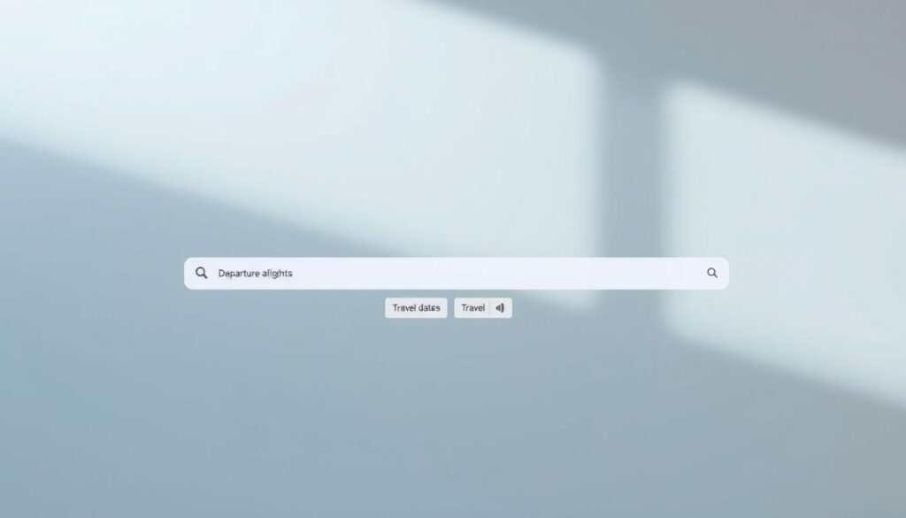 Google Flights search interface