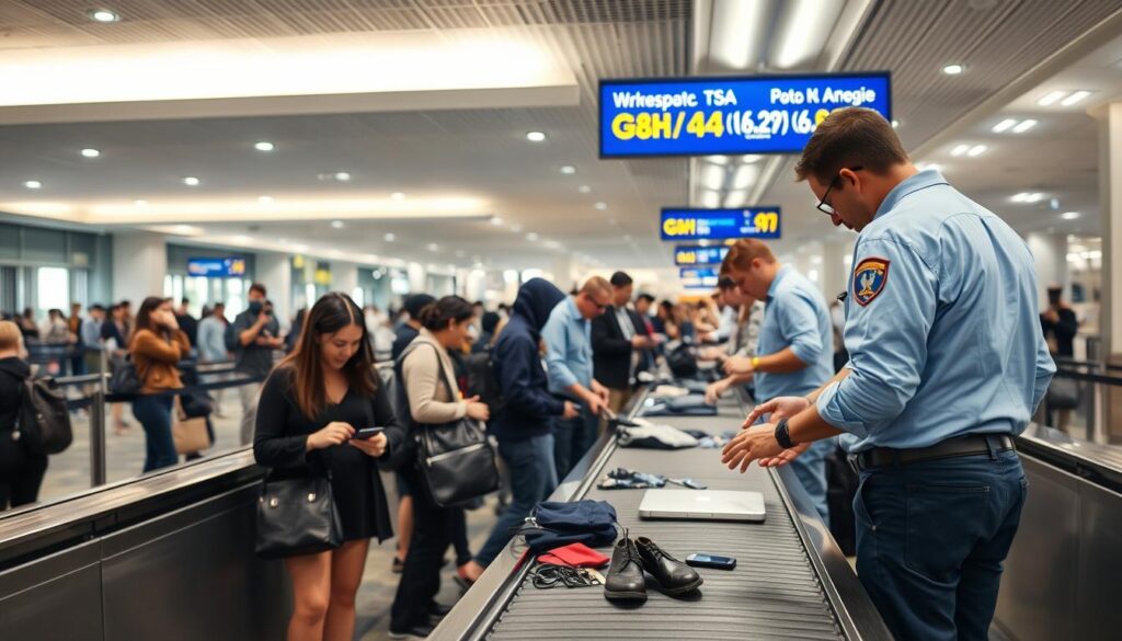 Preparing for airport security