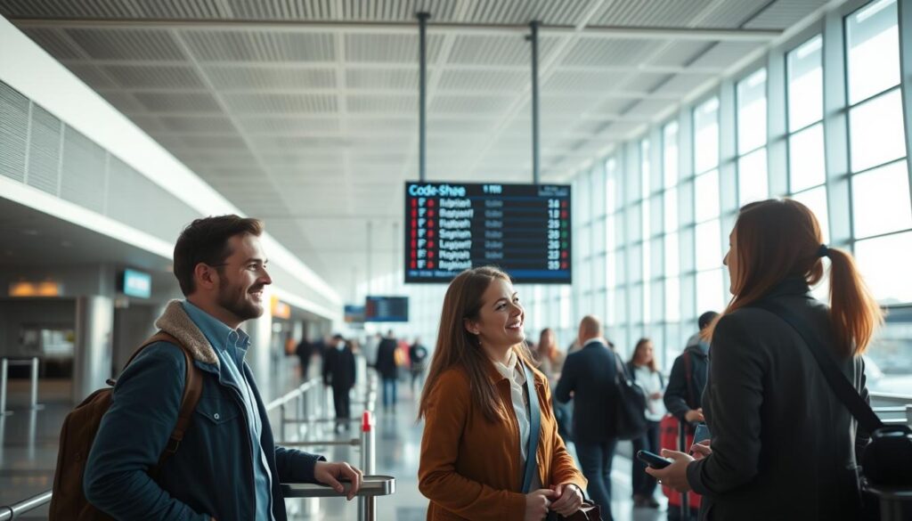 code-share flight benefits