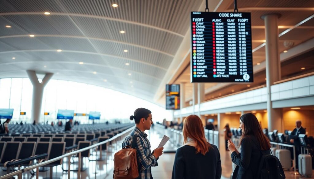 code-share flights