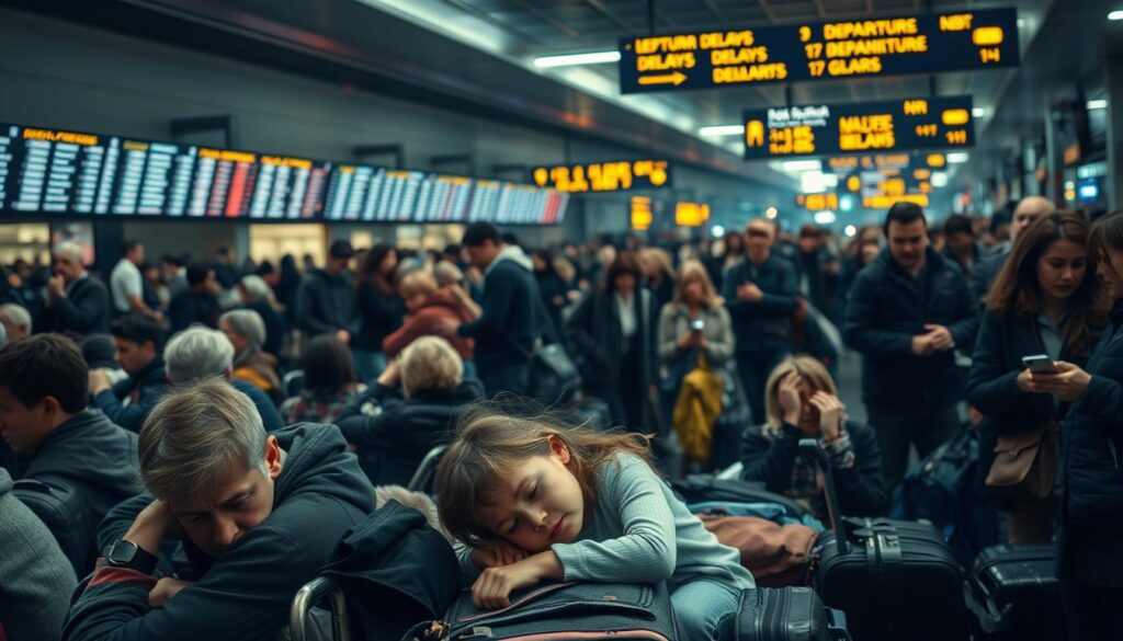 extended flight delays