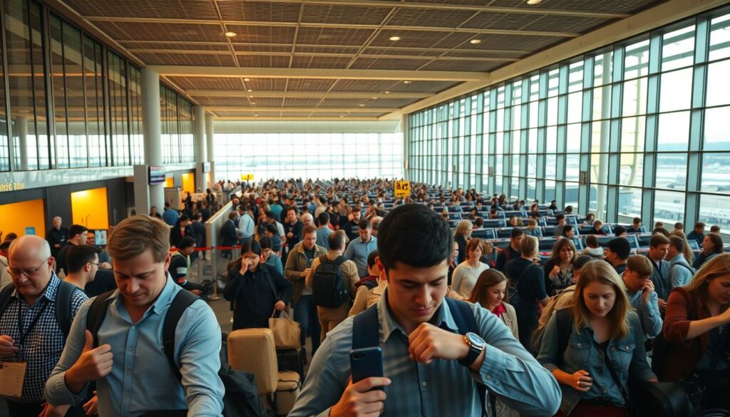 airport arrival time dilemma