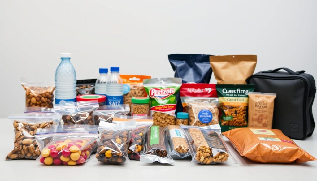 allowed snacks through airport security