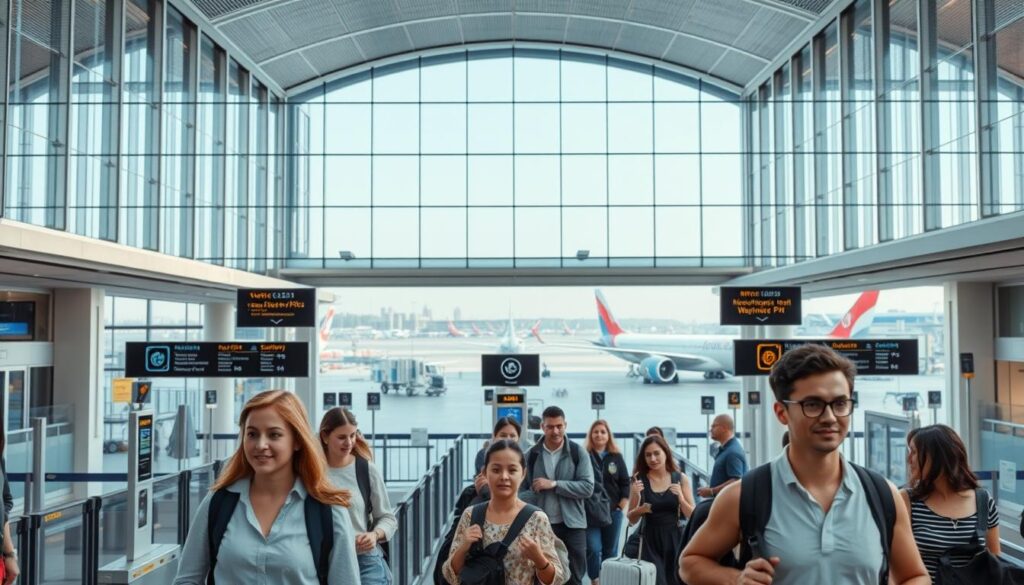 streamlined air travel process