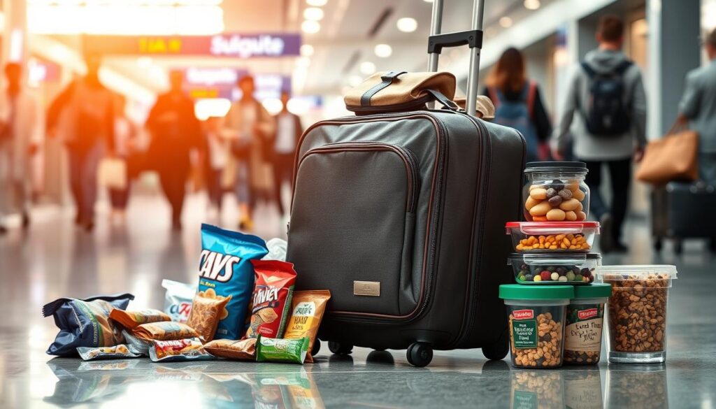 traveling with snacks