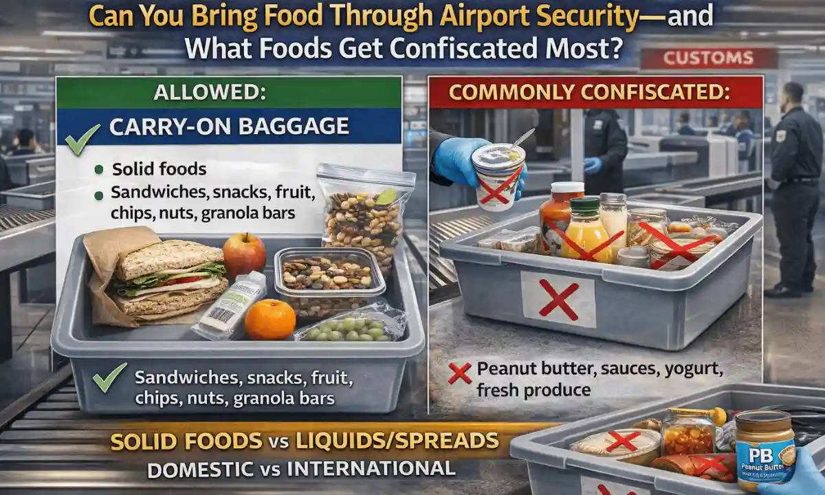 Can You Bring Food Through Airport Security-and What Foods Get Confiscated Most?