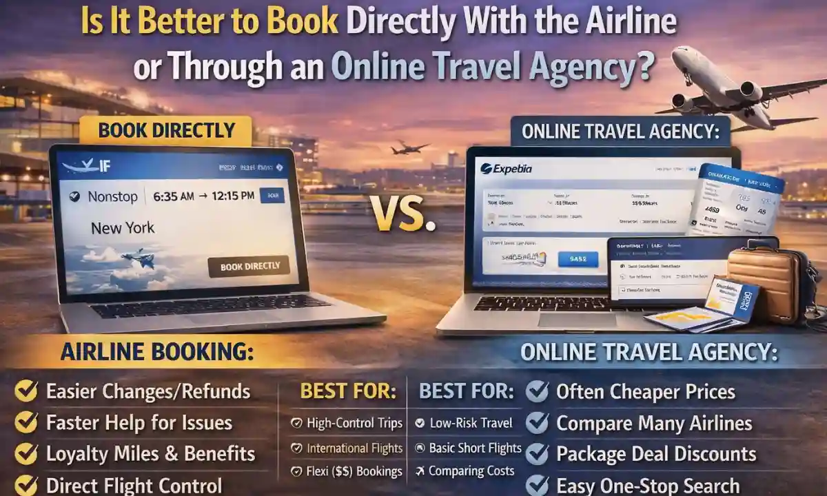 Is It Better to Book Directly With the Airline or Through an Online Travel Agency? (Complete Breakdown)