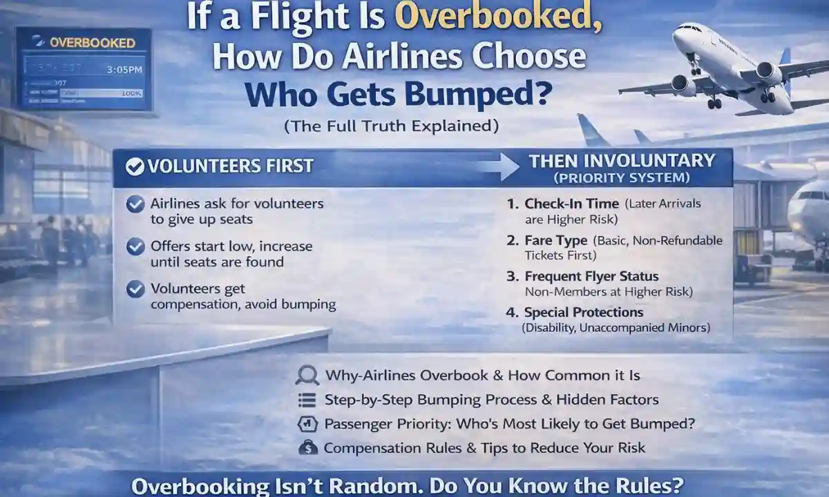 If a Flight Is Overbooked, How Do Airlines Choose Who Gets Bumped? (Complete Behind-the-Scenes Guide)